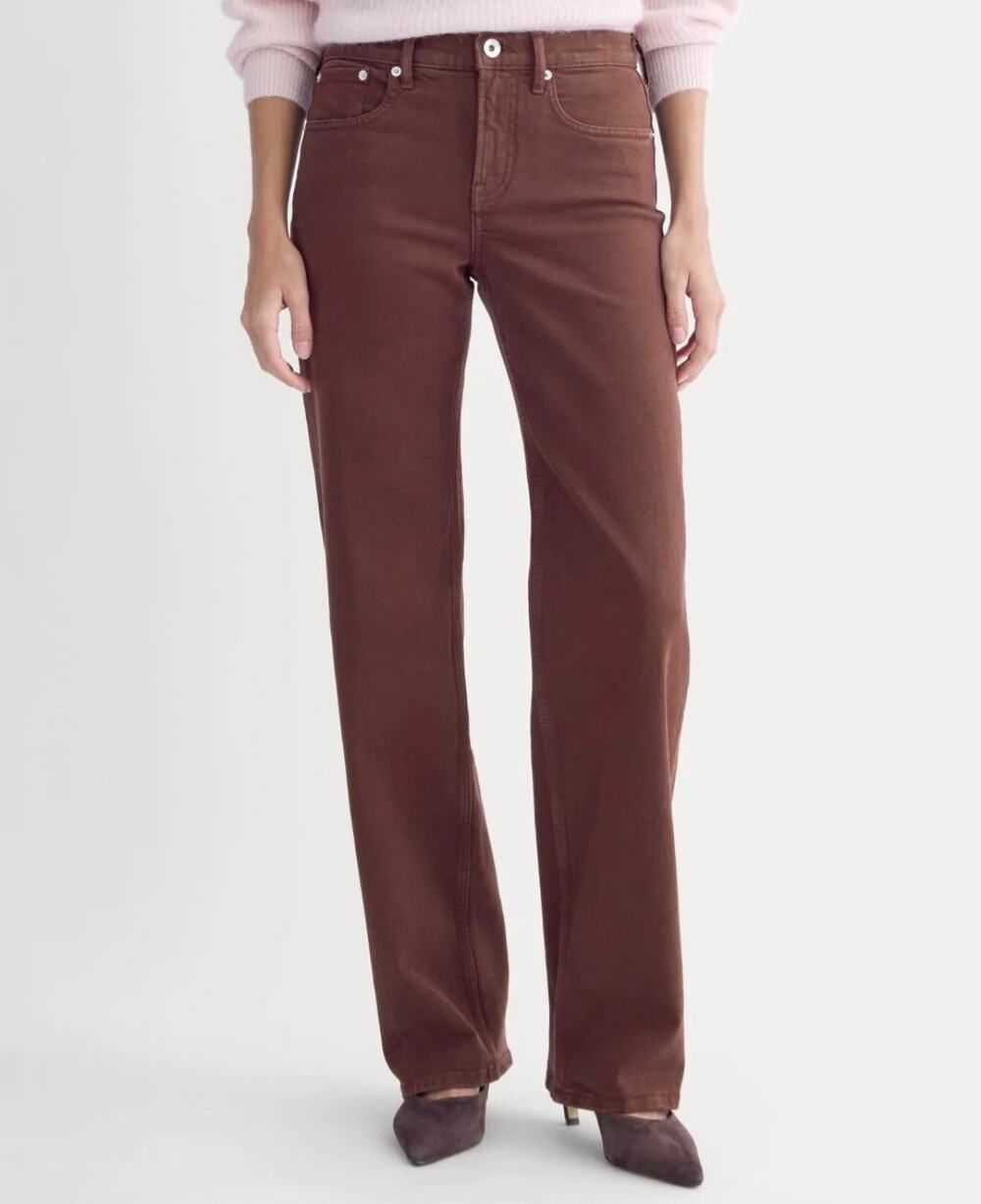 Everlane Mid Rise Organic Cotton Column Jean 32Long